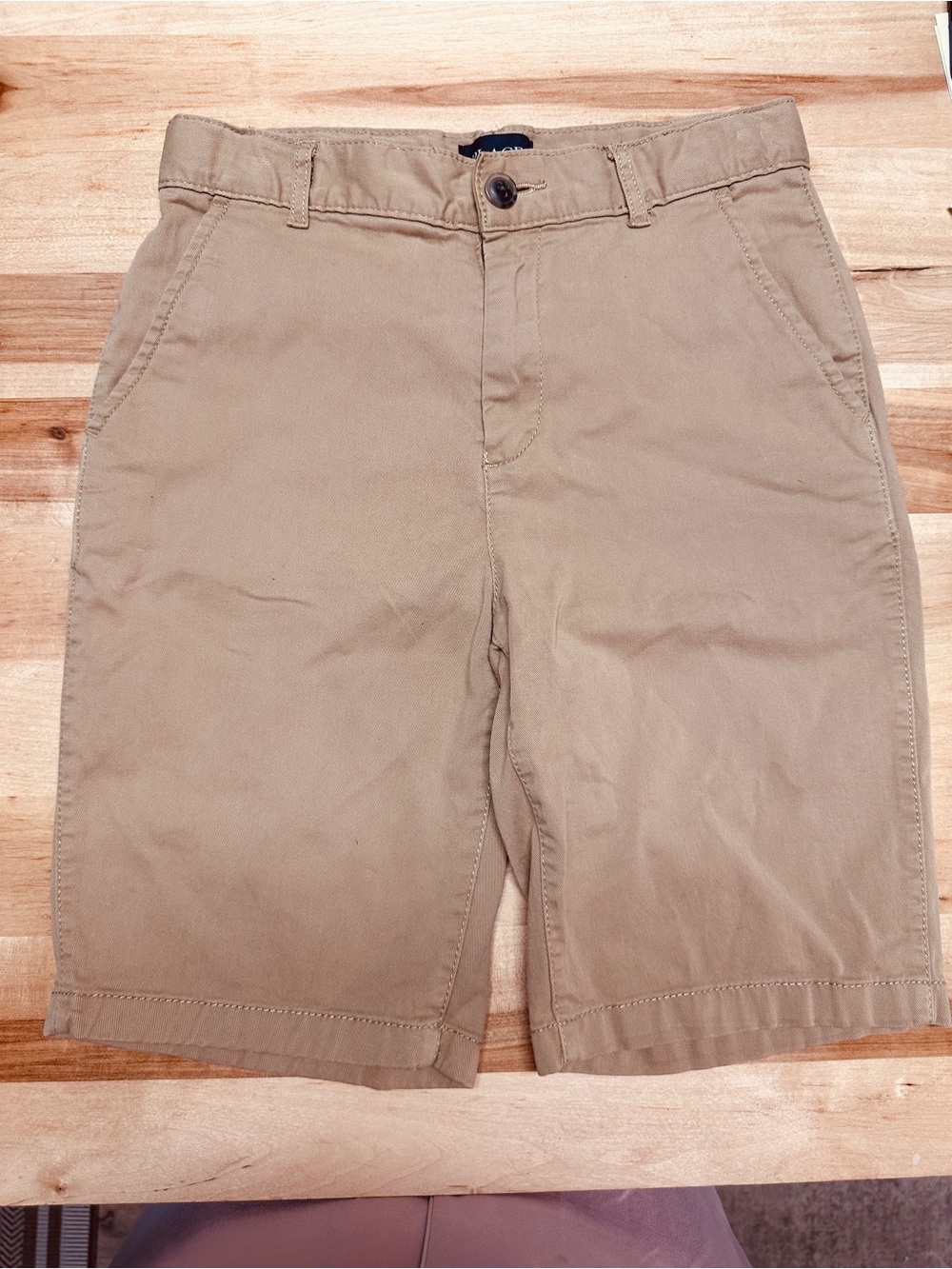 Classic Kids Khaki Cotton Shorts